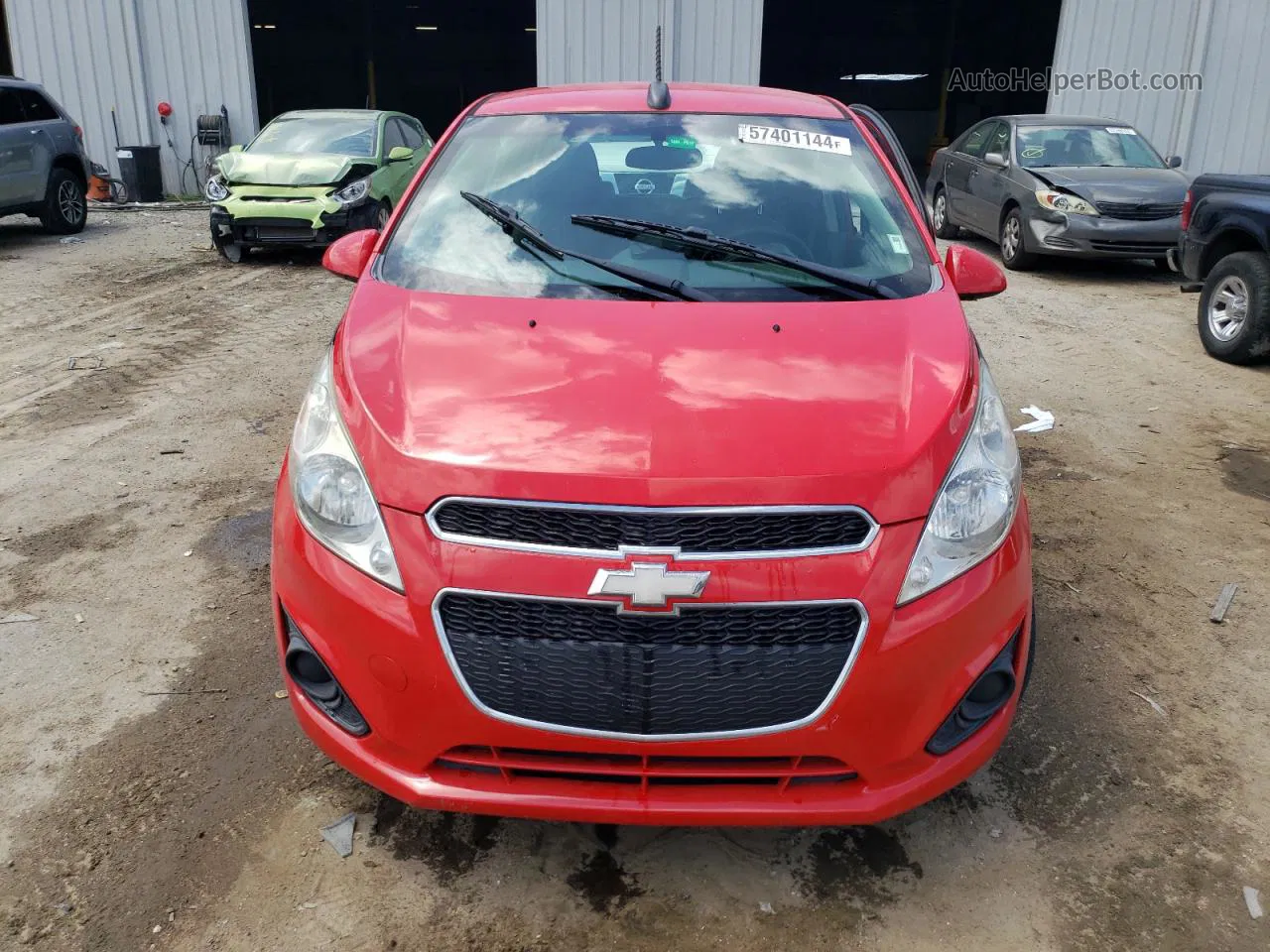 2015 Chevrolet Spark 1lt Red vin: KL8CD6S91FC731729