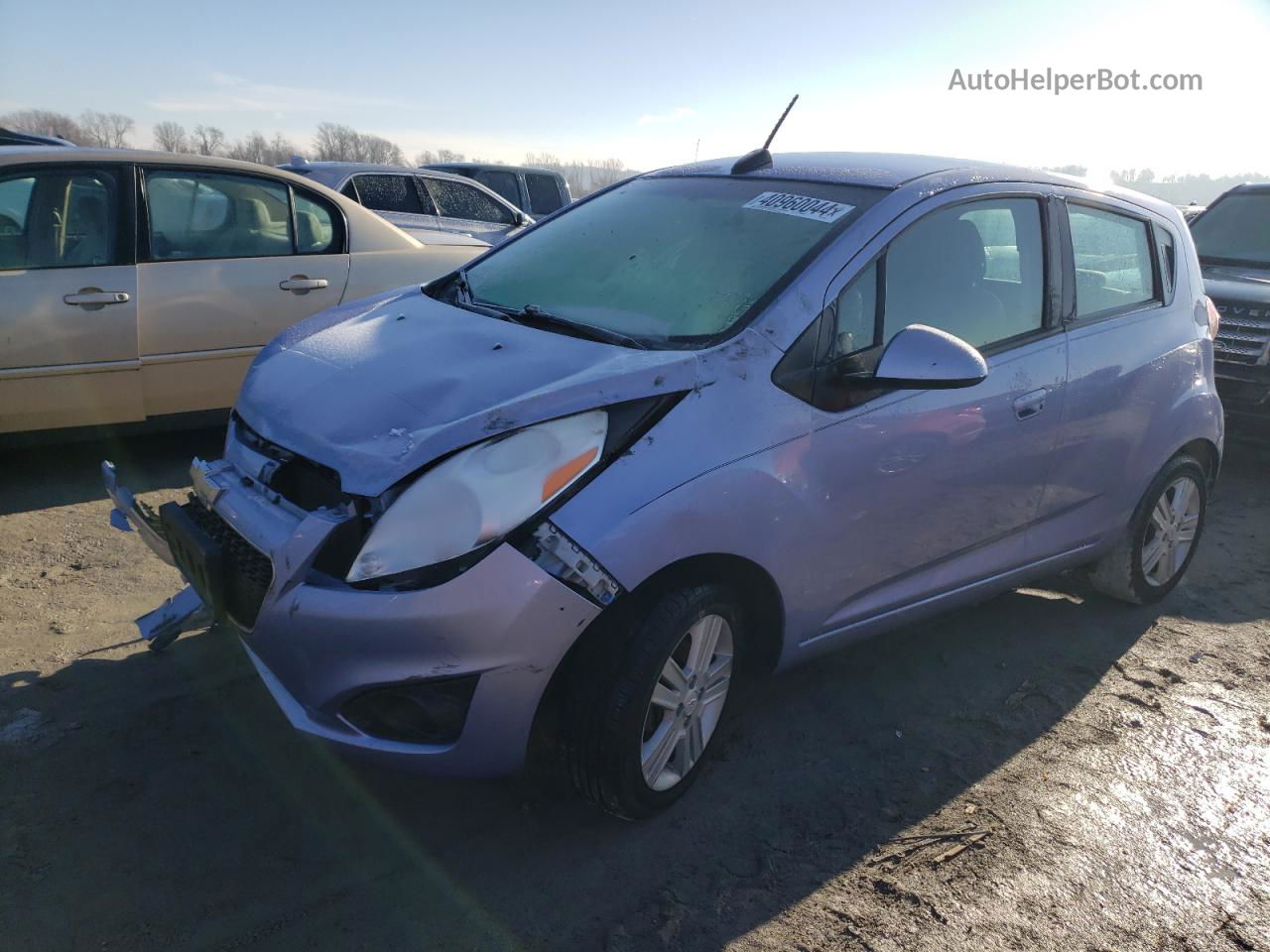 2015 Chevrolet Spark 1lt Blue vin: KL8CD6S91FC750216