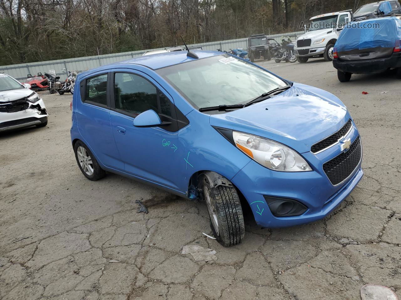 2015 Chevrolet Spark 1lt Синий vin: KL8CD6S91FC757330