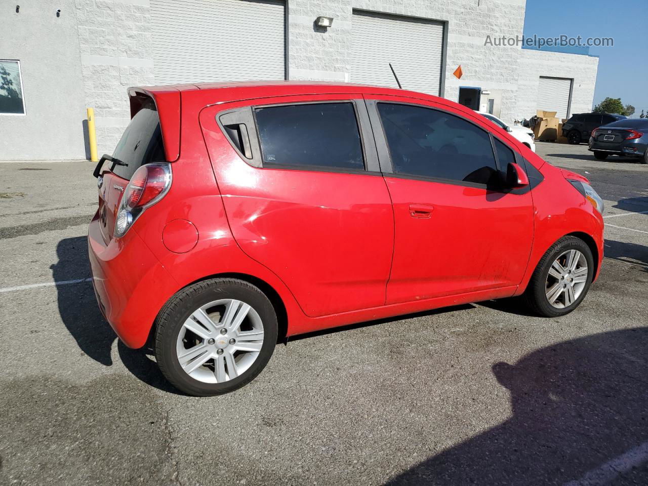 2015 Chevrolet Spark 1lt Red vin: KL8CD6S91FC808812