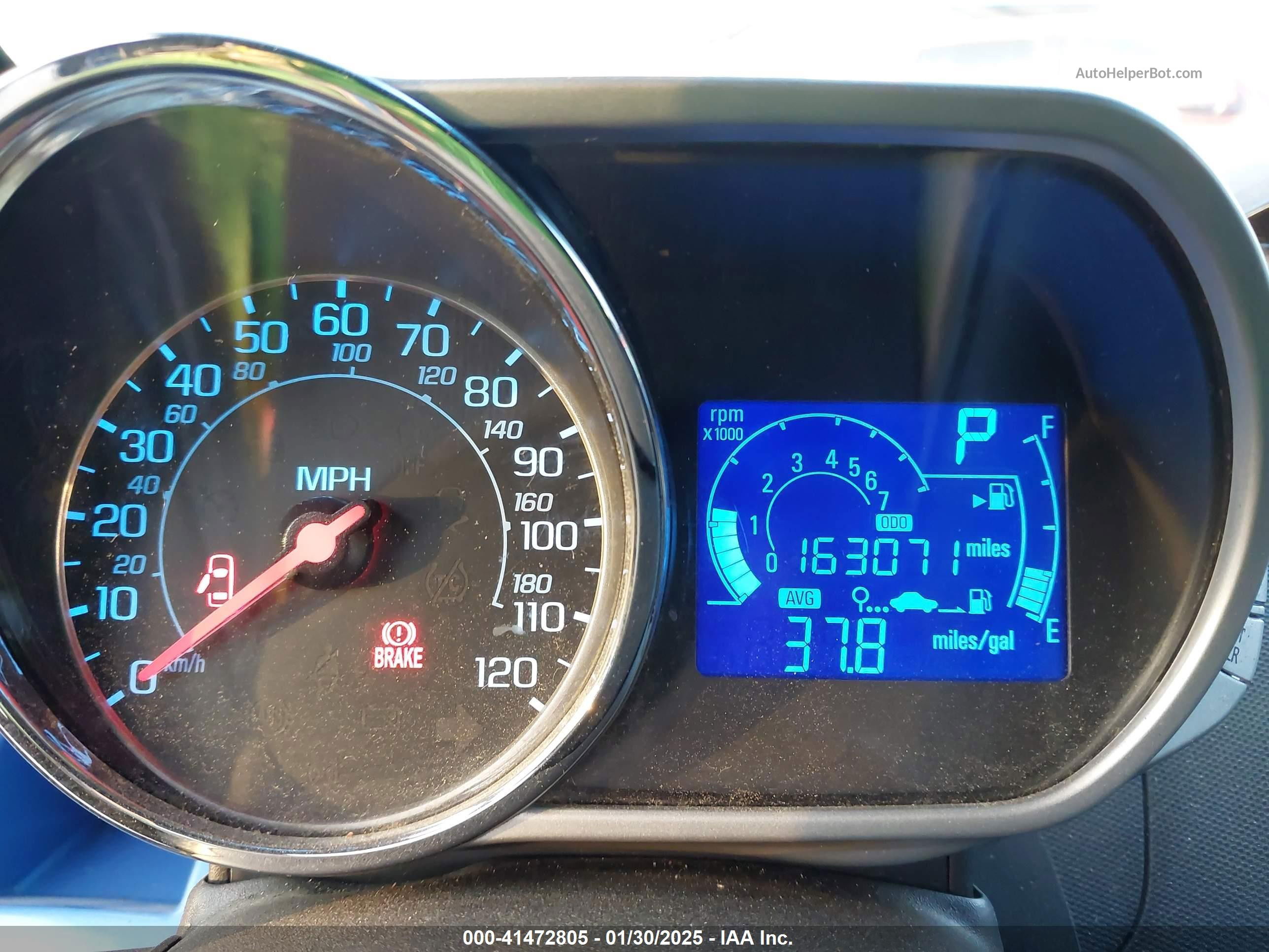 2013 Chevrolet Spark 1lt Auto Blue vin: KL8CD6S92DC549258