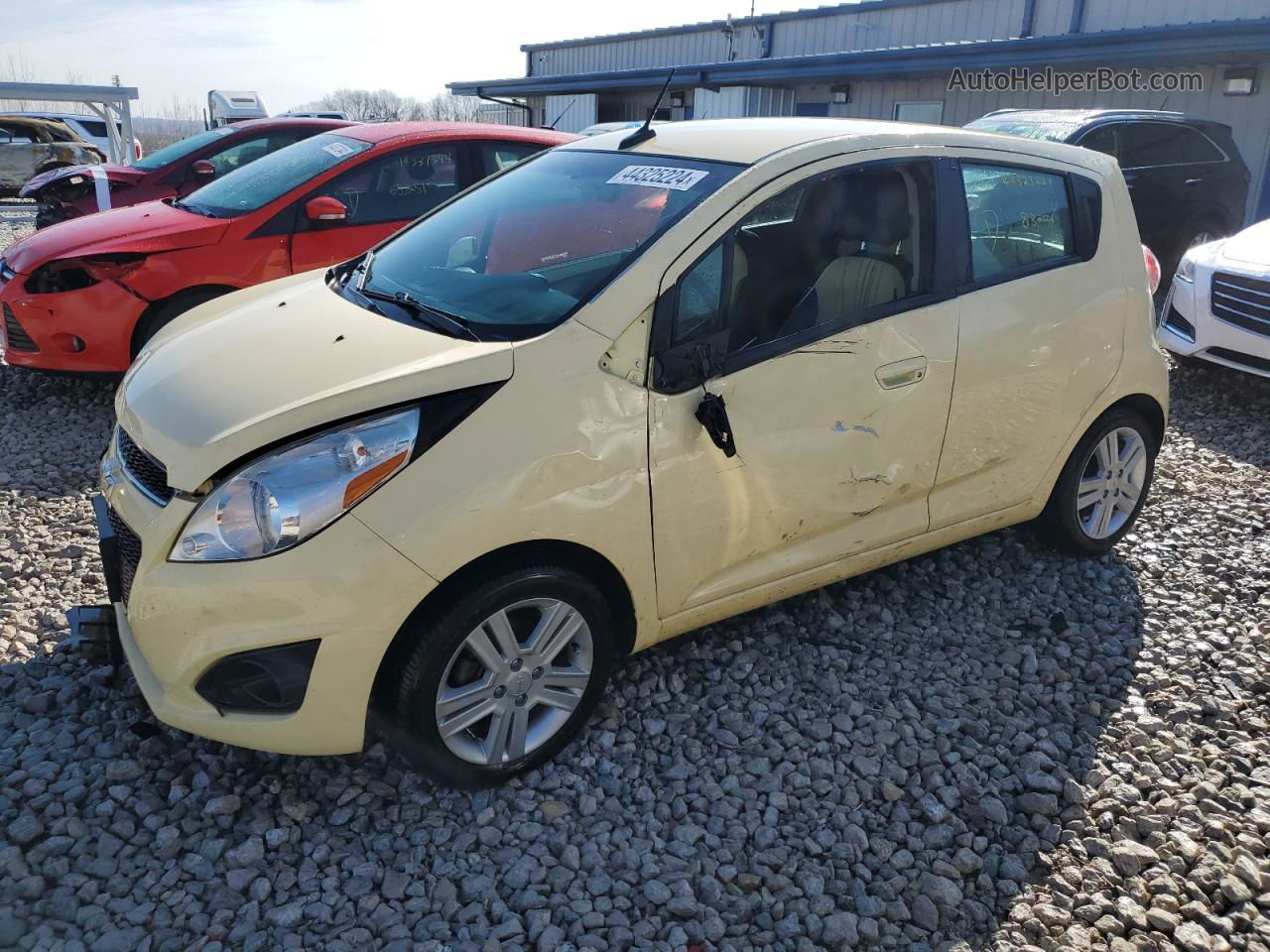 2013 Chevrolet Spark 1lt Yellow vin: KL8CD6S92DC561636