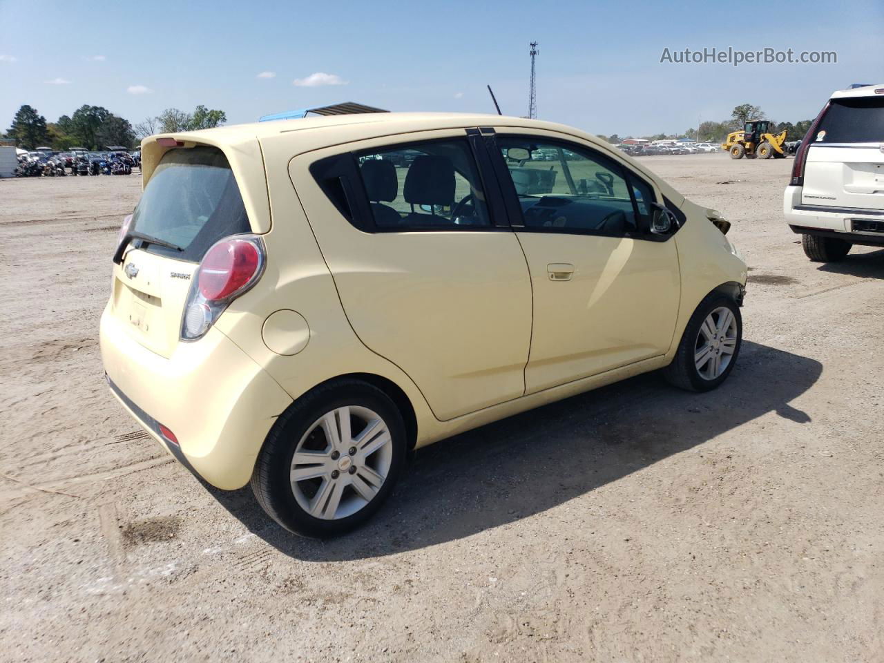 2013 Chevrolet Spark 1lt Yellow vin: KL8CD6S92DC586228