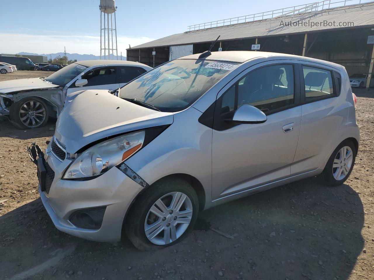 2015 Chevrolet Spark 1lt Silver vin: KL8CD6S92FC722375