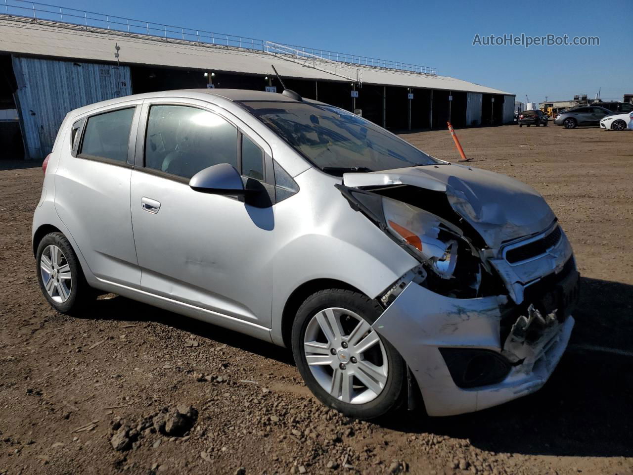 2015 Chevrolet Spark 1lt Silver vin: KL8CD6S92FC722375