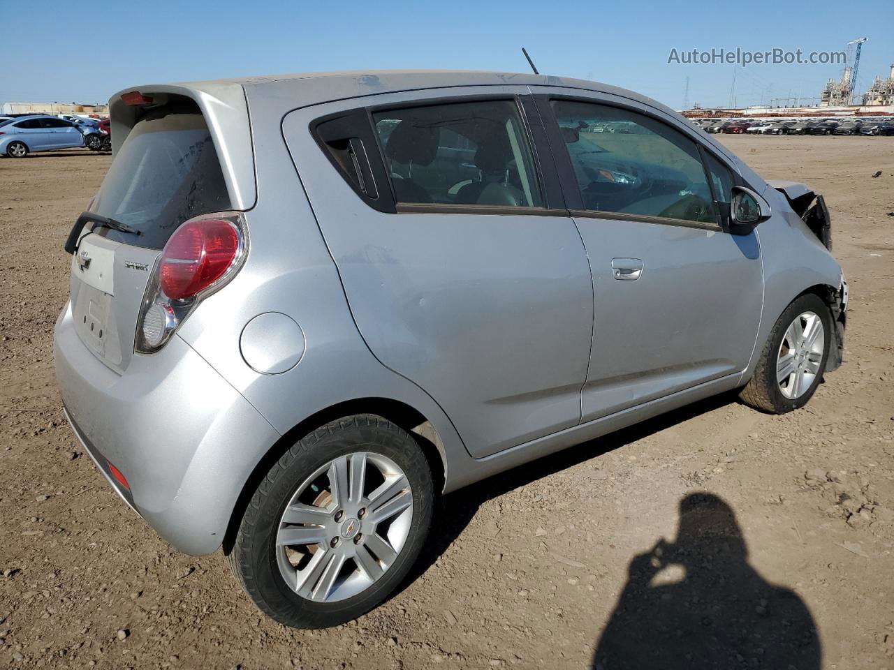 2015 Chevrolet Spark 1lt Silver vin: KL8CD6S92FC722375