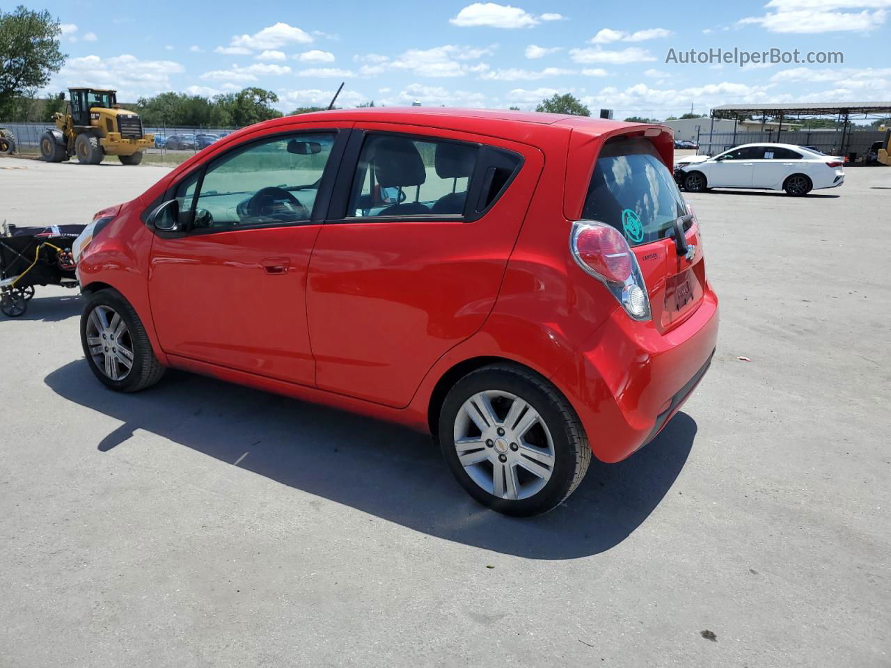 2015 Chevrolet Spark 1lt Red vin: KL8CD6S92FC732372