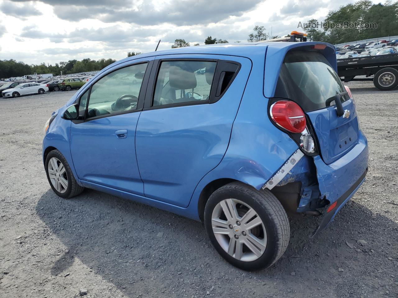 2015 Chevrolet Spark 1lt Blue vin: KL8CD6S92FC775500