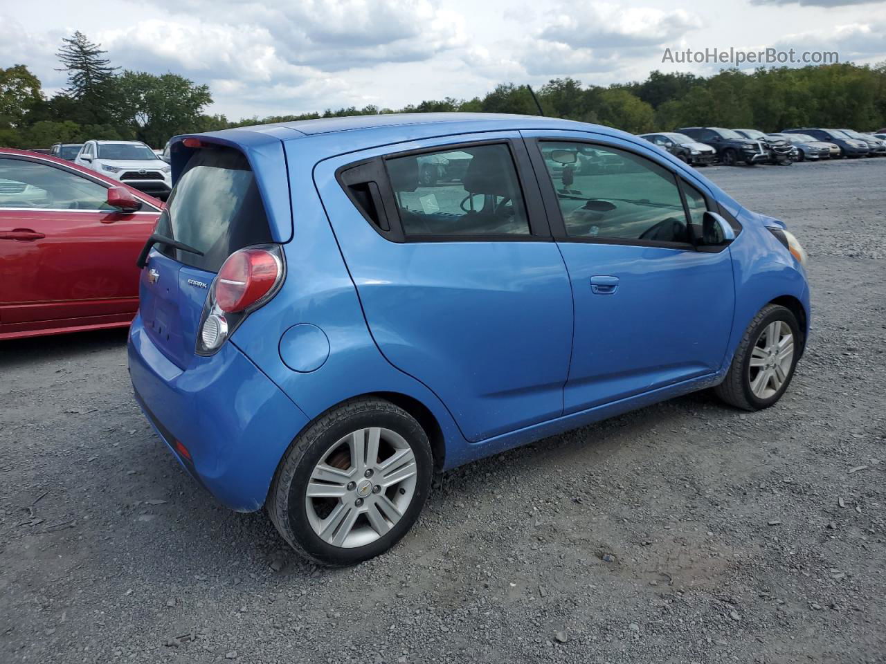 2015 Chevrolet Spark 1lt Blue vin: KL8CD6S92FC775500