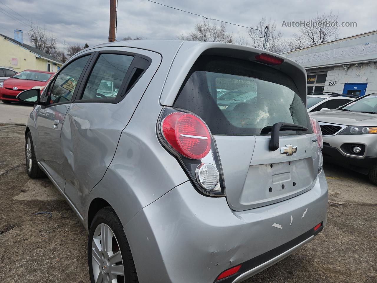 2015 Chevrolet Spark 1lt Silver vin: KL8CD6S92FC784679