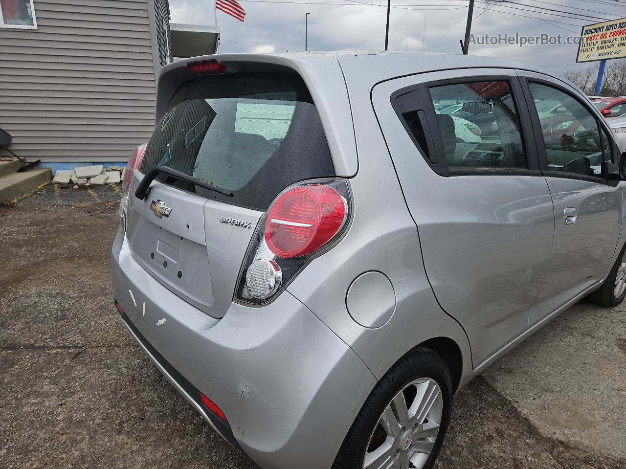 2015 Chevrolet Spark 1lt Silver vin: KL8CD6S92FC784679