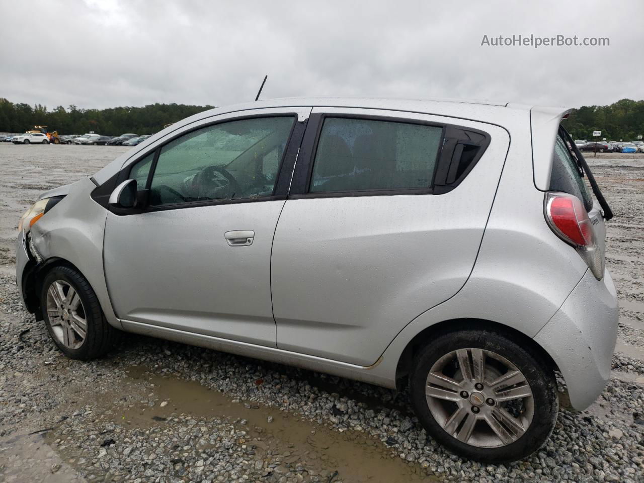 2013 Chevrolet Spark 1lt Silver vin: KL8CD6S93DC534395