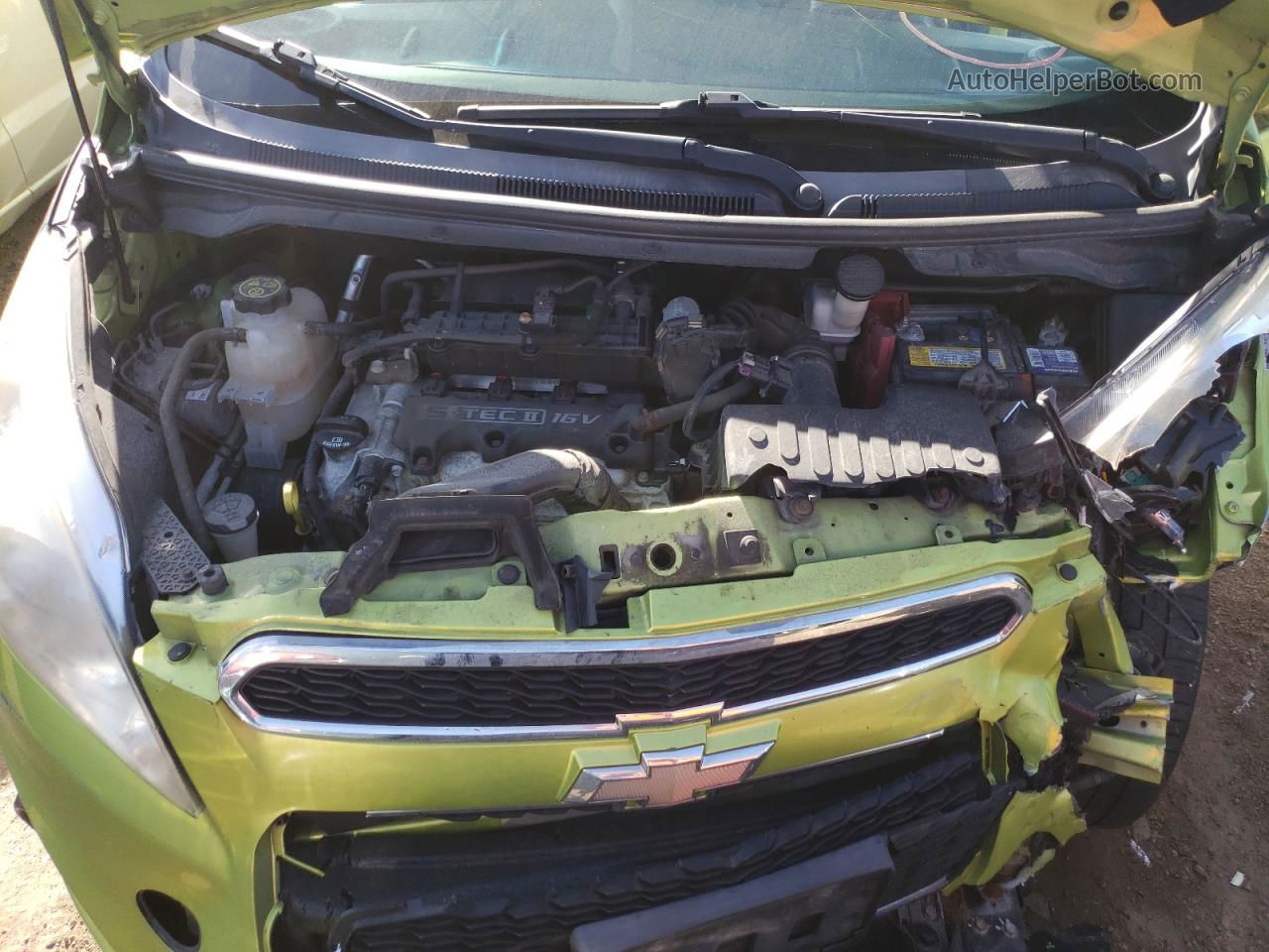 2013 Chevrolet Spark 1lt Green vin: KL8CD6S93DC607636