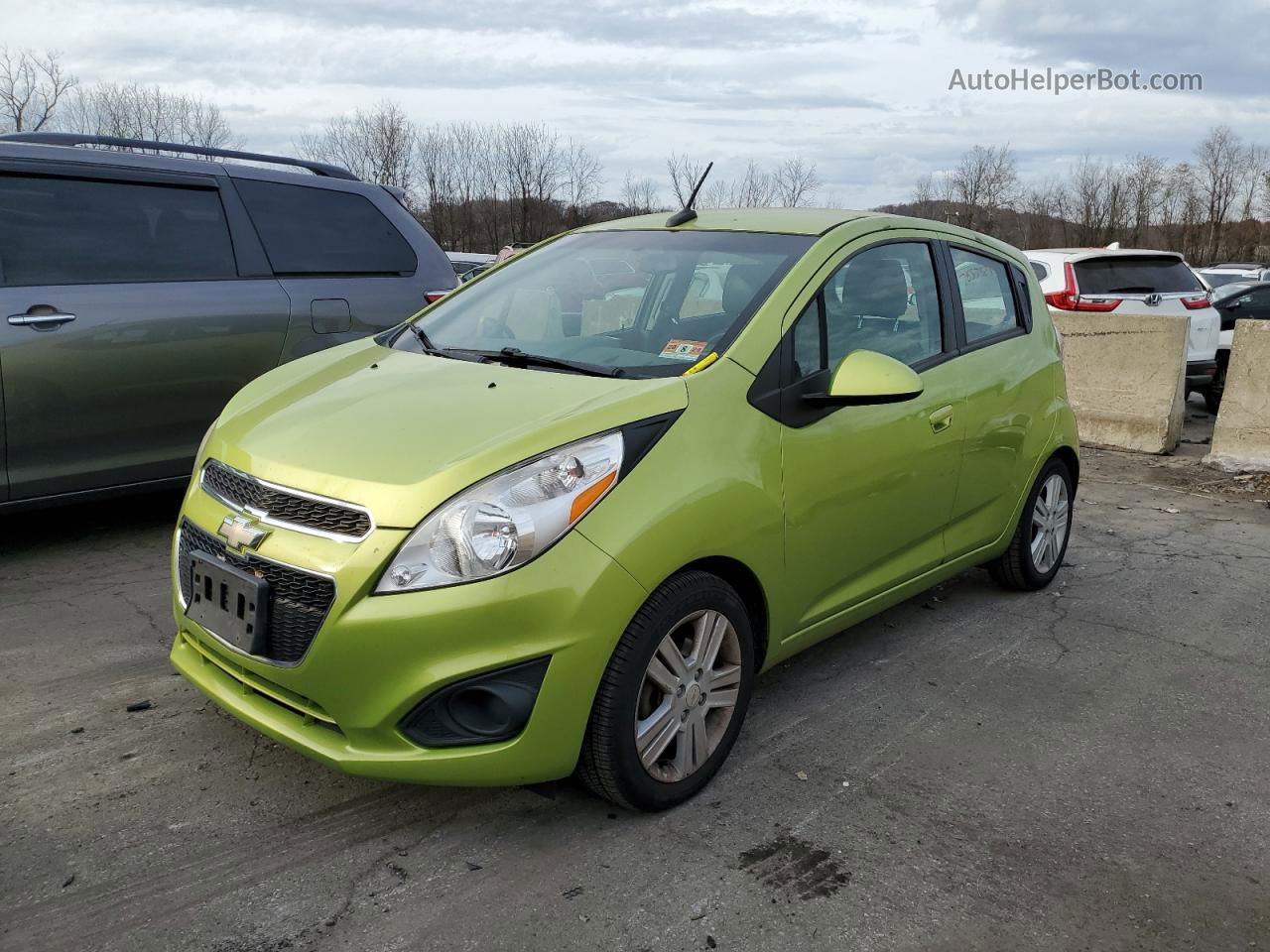 2013 Chevrolet Spark 1lt Green vin: KL8CD6S93DC609936