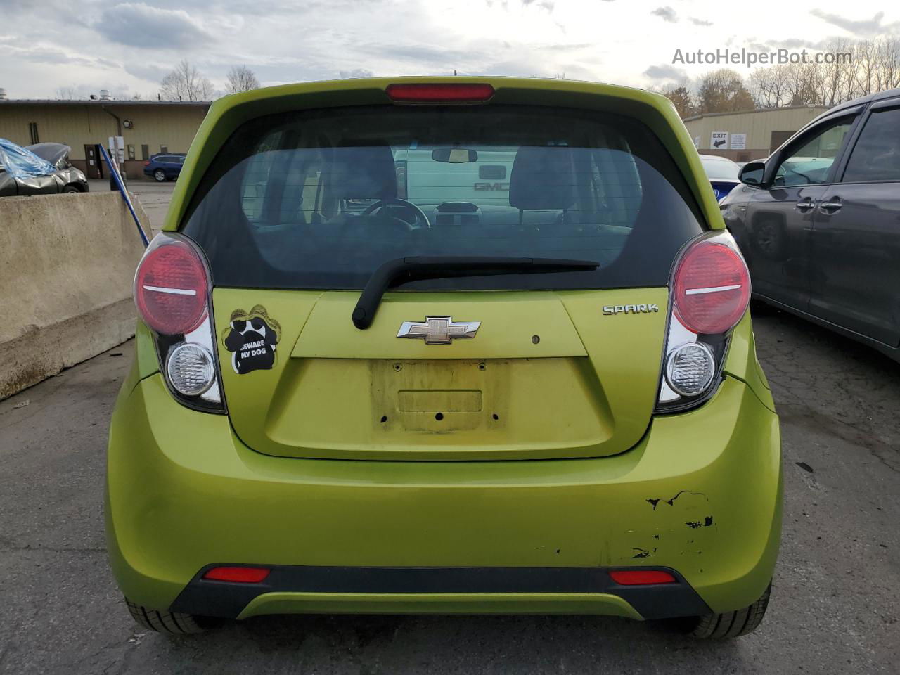 2013 Chevrolet Spark 1lt Зеленый vin: KL8CD6S93DC609936