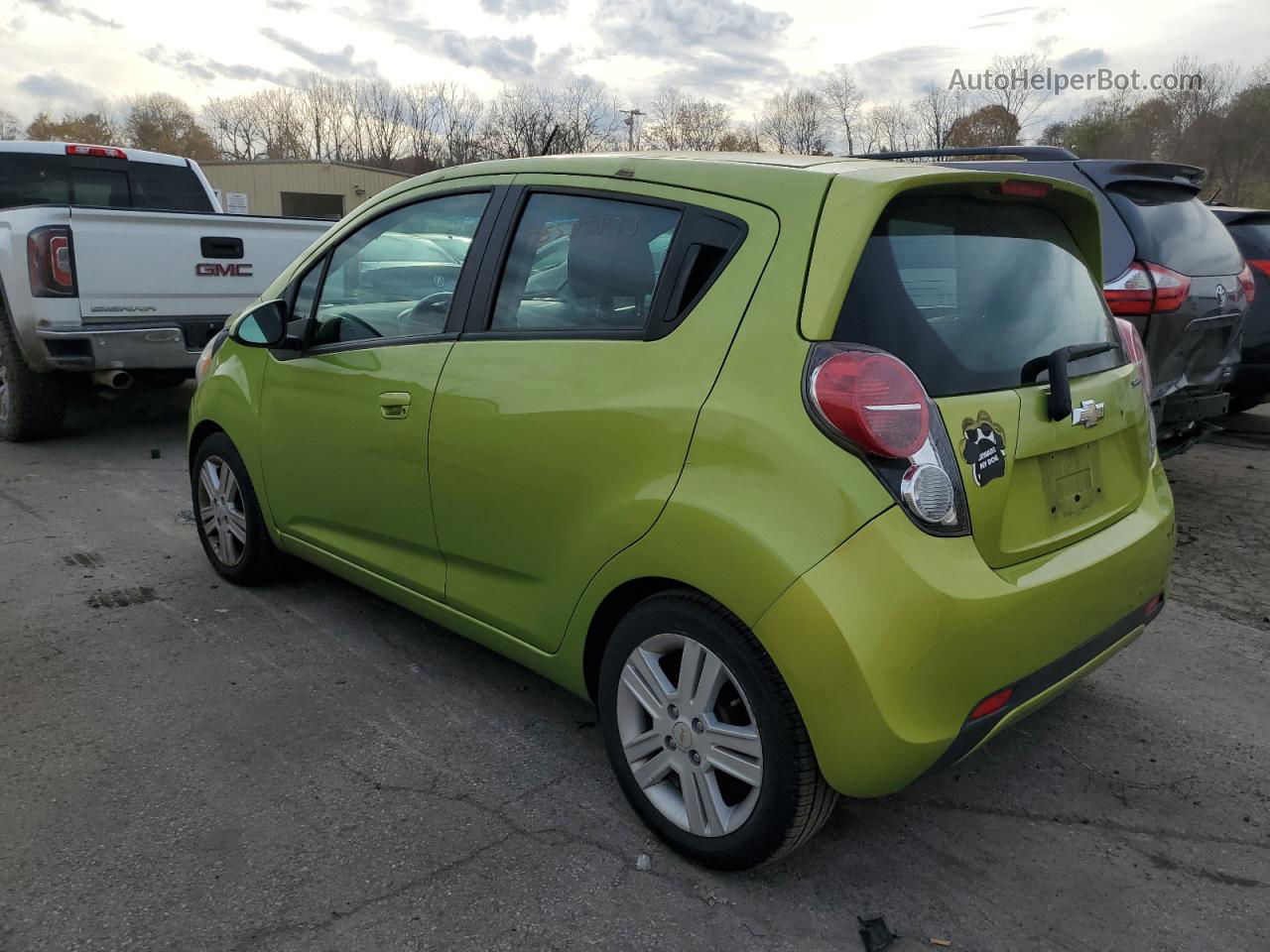 2013 Chevrolet Spark 1lt Green vin: KL8CD6S93DC609936