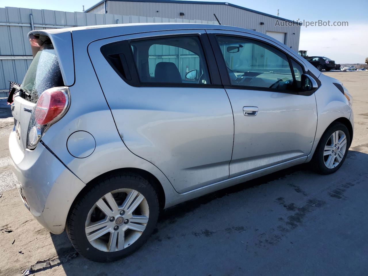 2013 Chevrolet Spark 1lt Silver vin: KL8CD6S93DC611492