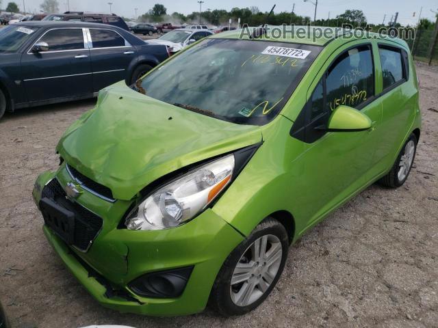 2015 Chevrolet Spark 1lt Зеленый vin: KL8CD6S93FC712342