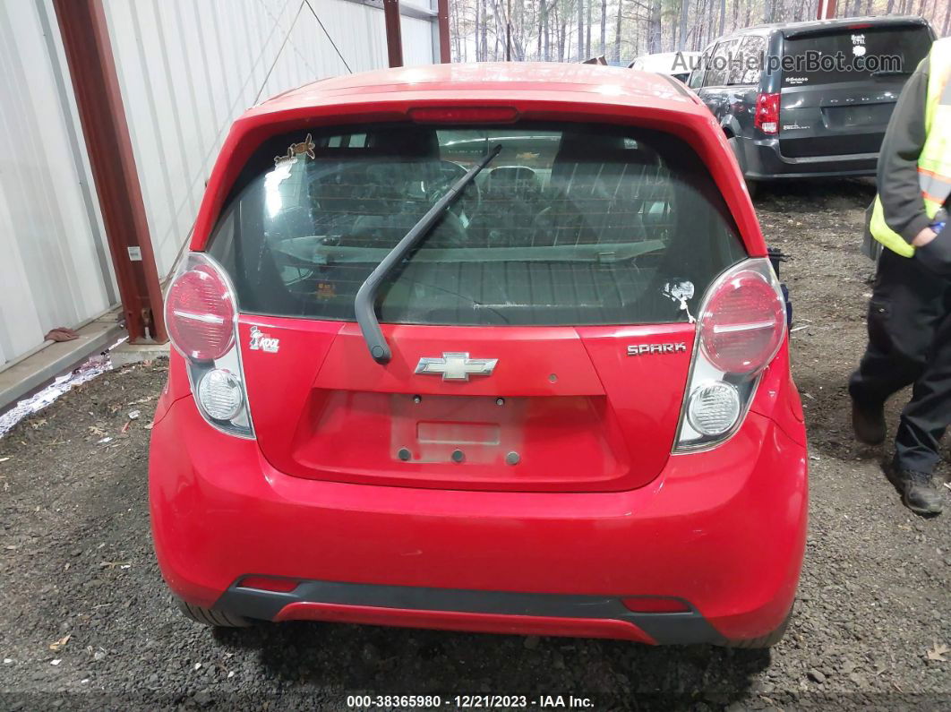 2015 Chevrolet Spark 1lt Cvt Red vin: KL8CD6S93FC712731