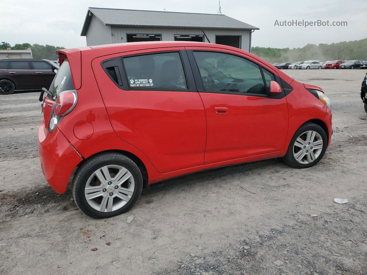 2015 Chevrolet Spark 1lt Red vin: KL8CD6S93FC713894