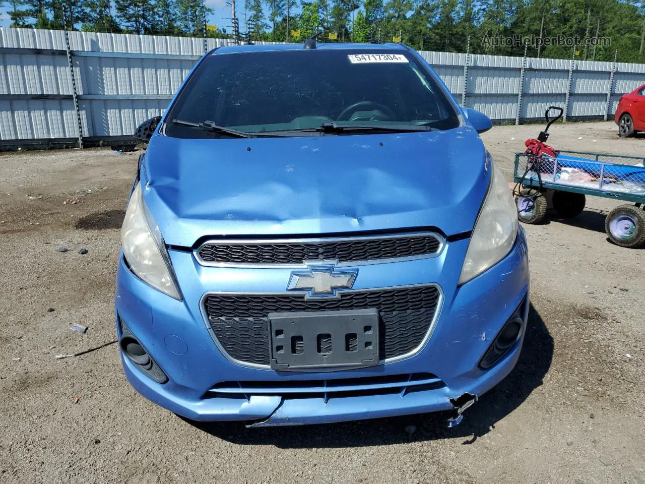 2015 Chevrolet Spark 1lt Blue vin: KL8CD6S93FC715094