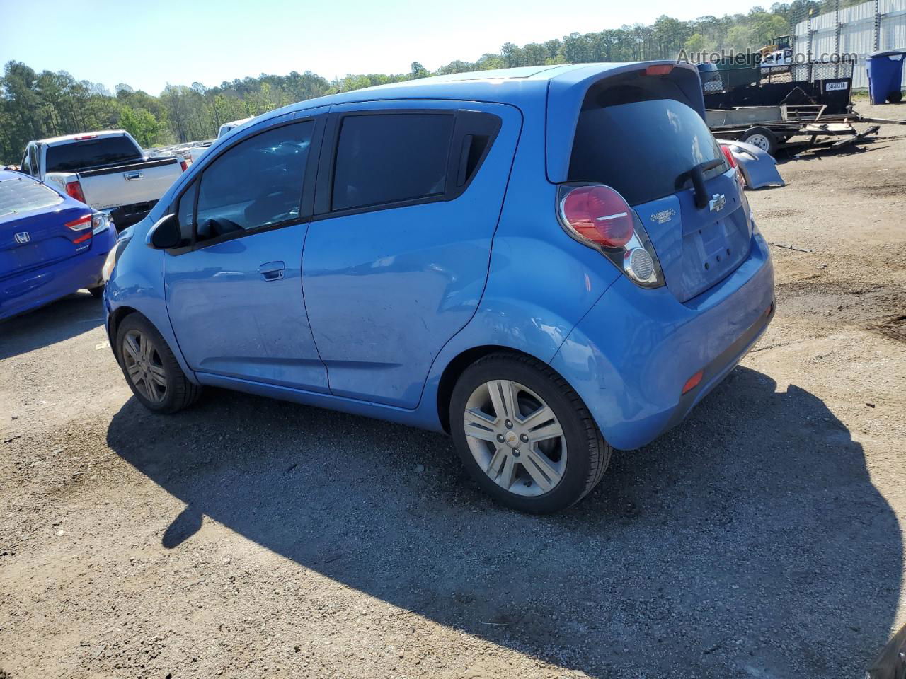 2015 Chevrolet Spark 1lt Blue vin: KL8CD6S93FC715094