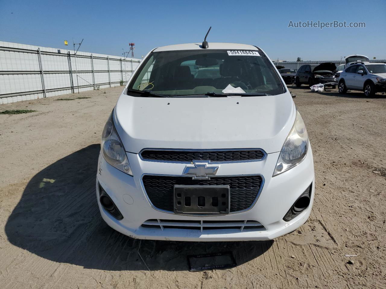 2015 Chevrolet Spark 1lt Белый vin: KL8CD6S93FC722370