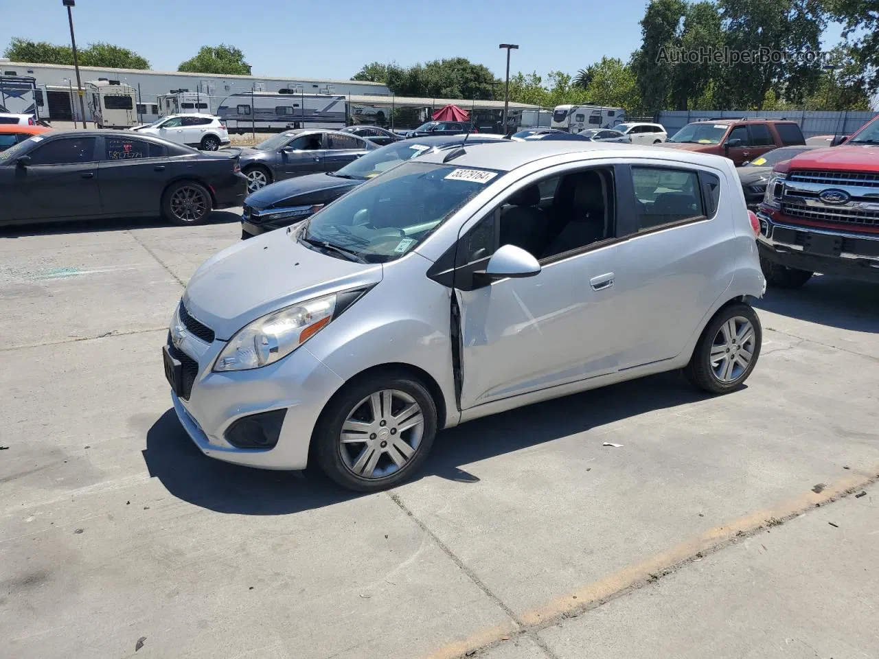 2015 Chevrolet Spark 1lt Silver vin: KL8CD6S93FC722546