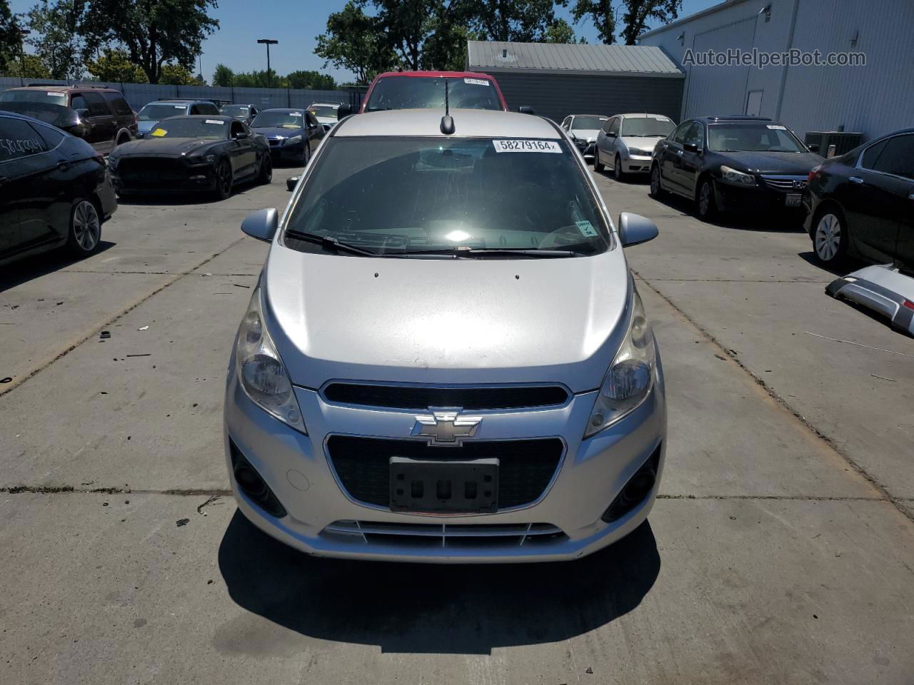 2015 Chevrolet Spark 1lt Silver vin: KL8CD6S93FC722546