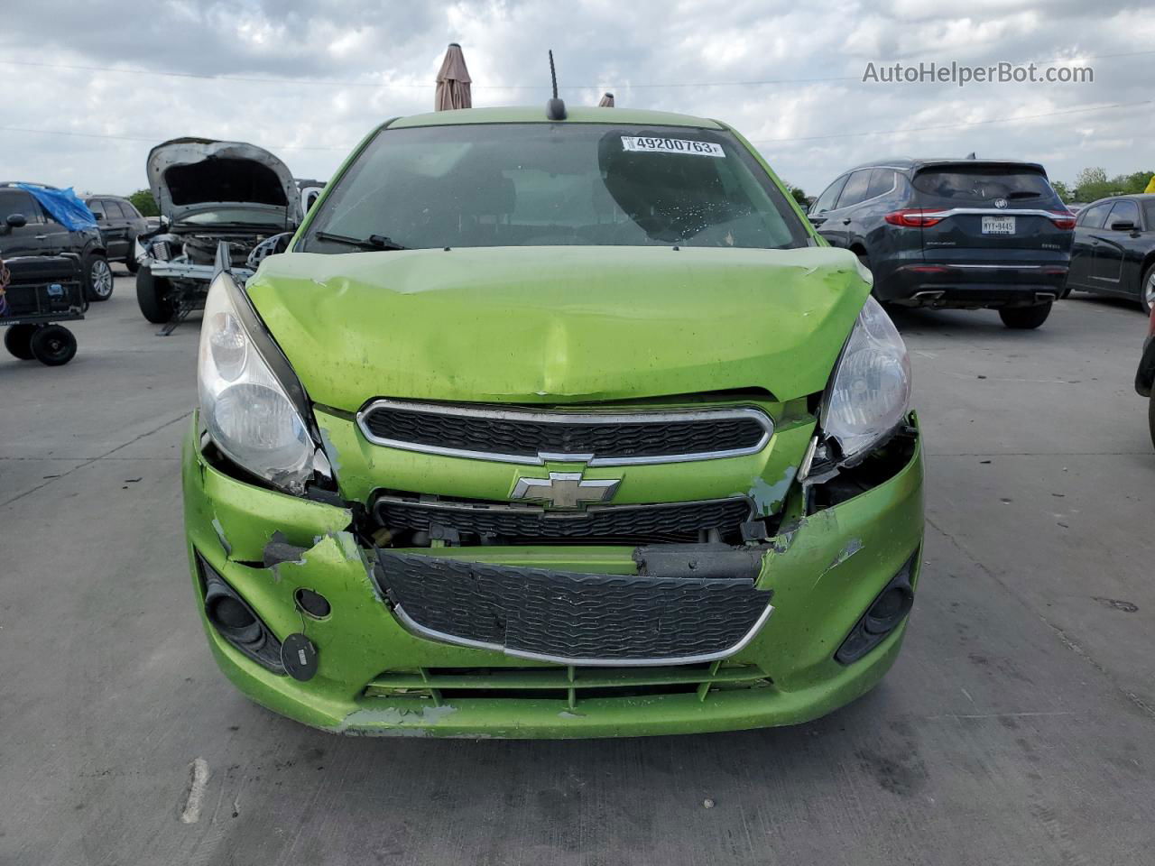 2015 Chevrolet Spark 1lt Green vin: KL8CD6S93FC742618