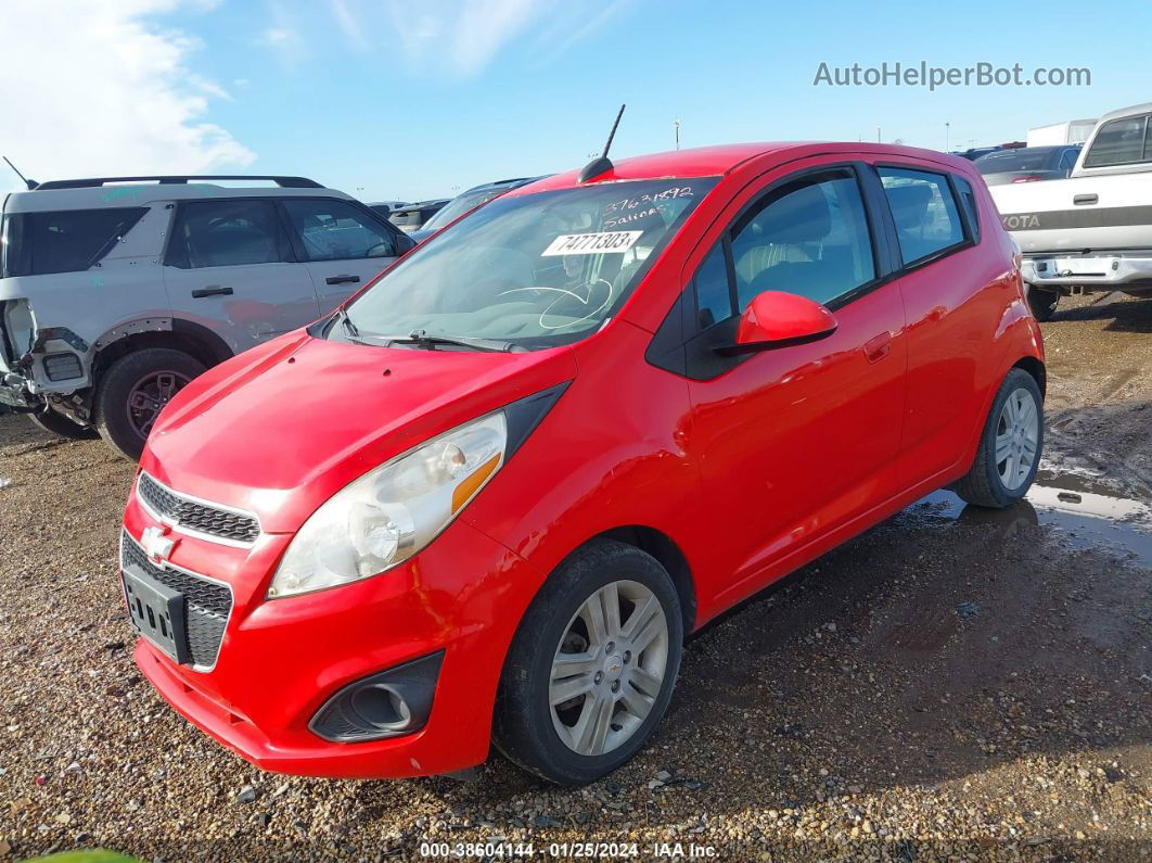 2015 Chevrolet Spark 1lt Cvt Red vin: KL8CD6S93FC751948