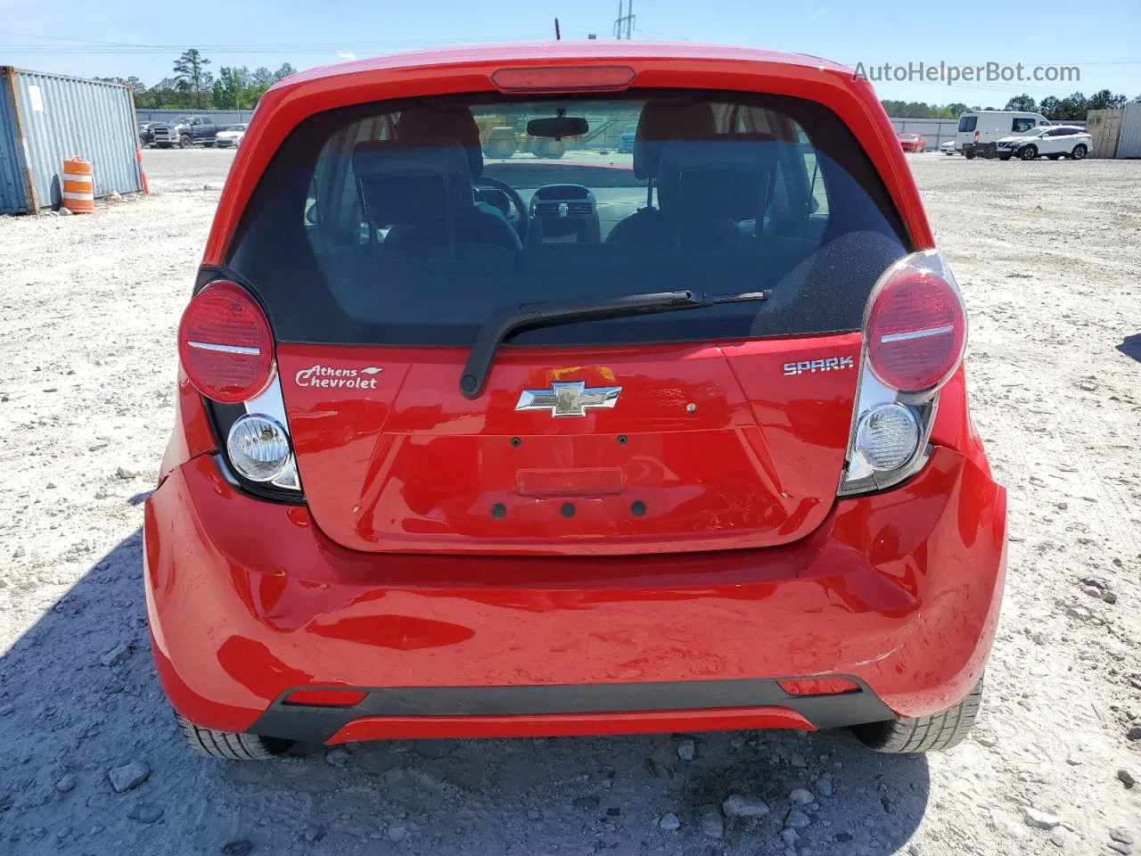 2015 Chevrolet Spark 1lt Red vin: KL8CD6S93FC788840