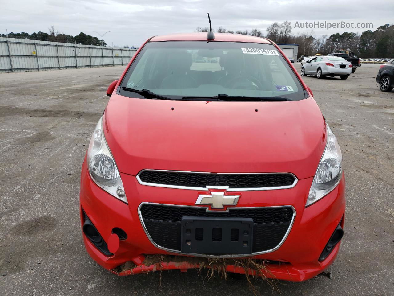 2015 Chevrolet Spark 1lt Red vin: KL8CD6S93FC795254