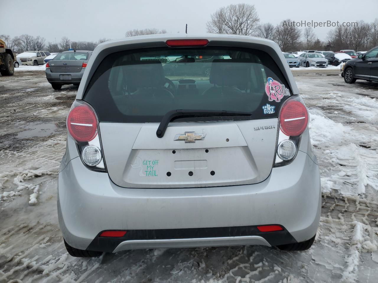 2015 Chevrolet Spark 1lt Silver vin: KL8CD6S93FC797473