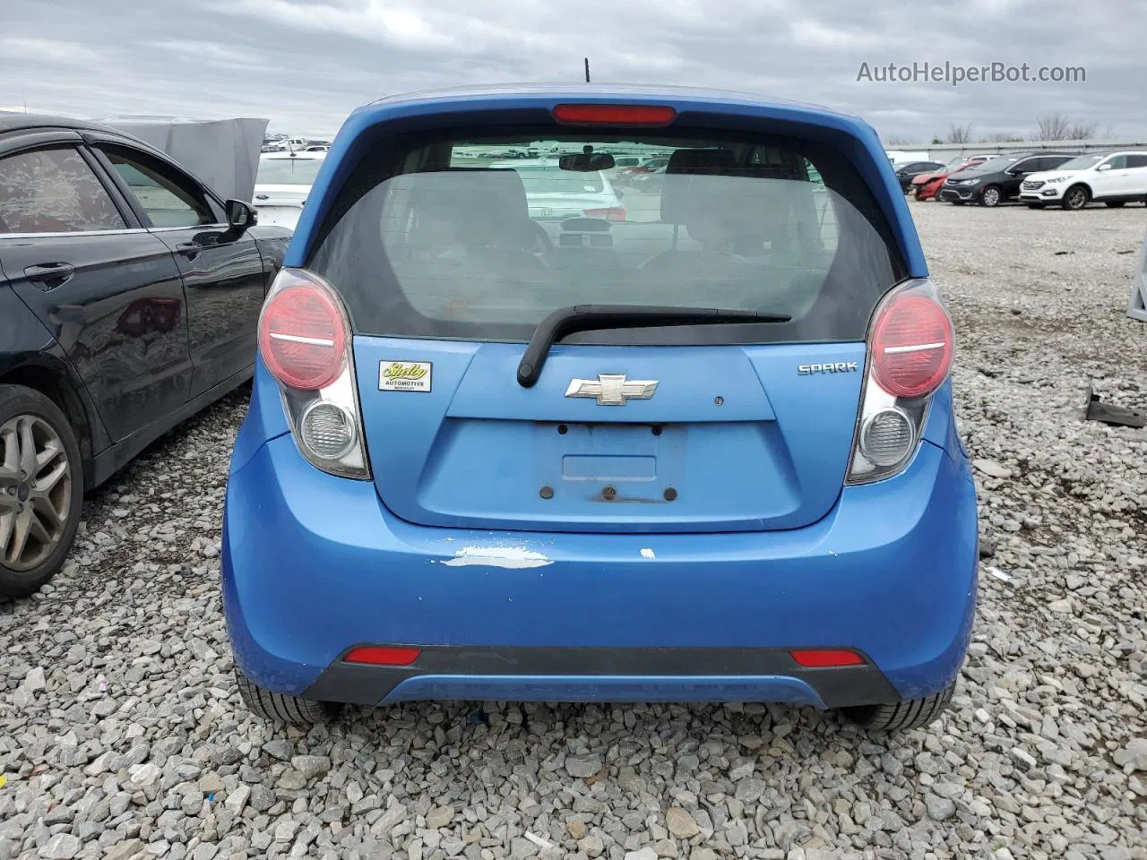 2013 Chevrolet Spark 1lt Blue vin: KL8CD6S94DC503494