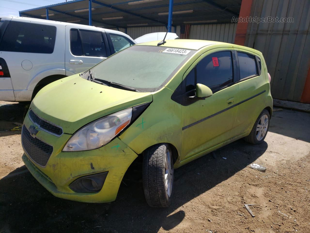 2013 Chevrolet Spark 1lt Зеленый vin: KL8CD6S94DC511451