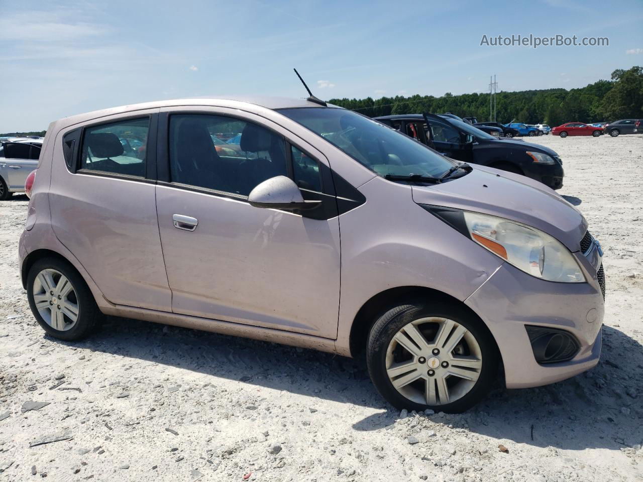 2013 Chevrolet Spark 1lt Pink vin: KL8CD6S94DC626888