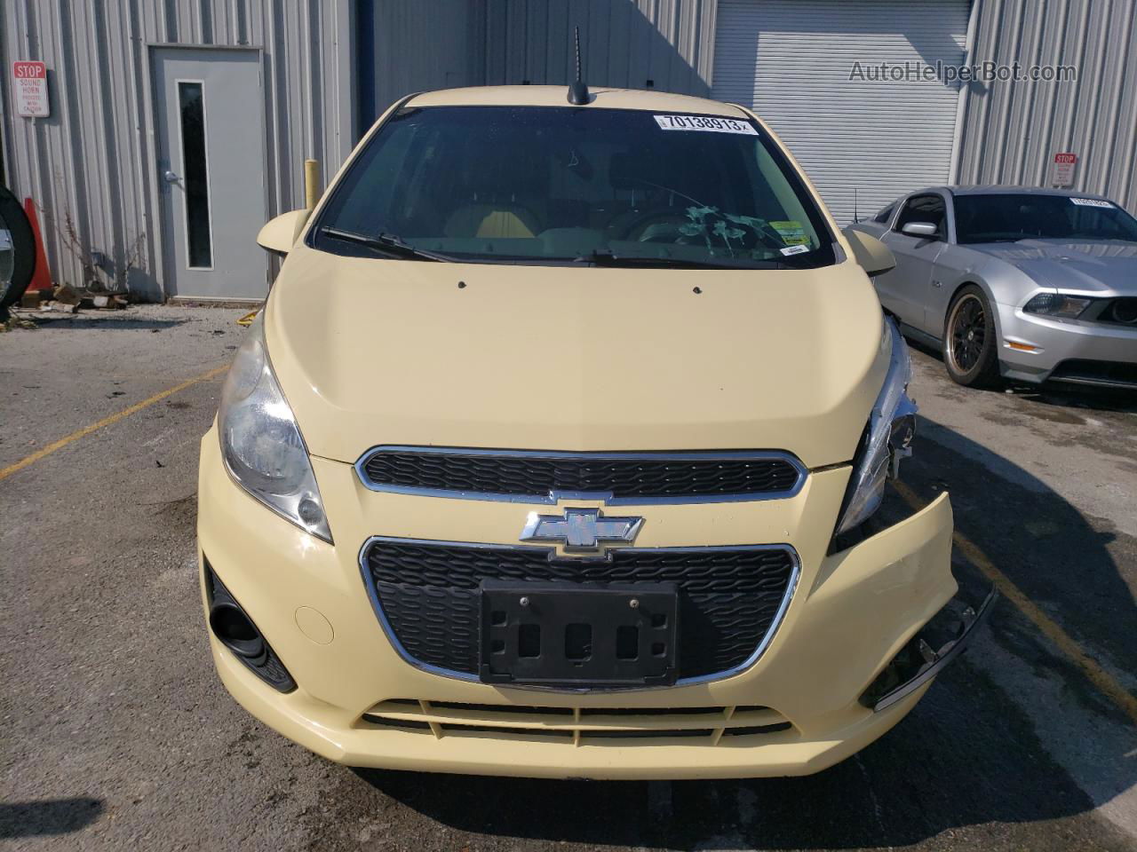 2015 Chevrolet Spark 1lt Yellow vin: KL8CD6S94FC717632