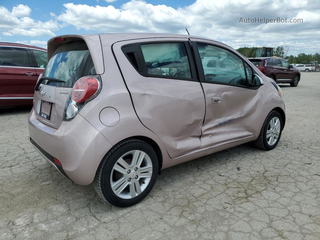 2013 Chevrolet Spark 1lt Pink vin: KL8CD6S95DC500717