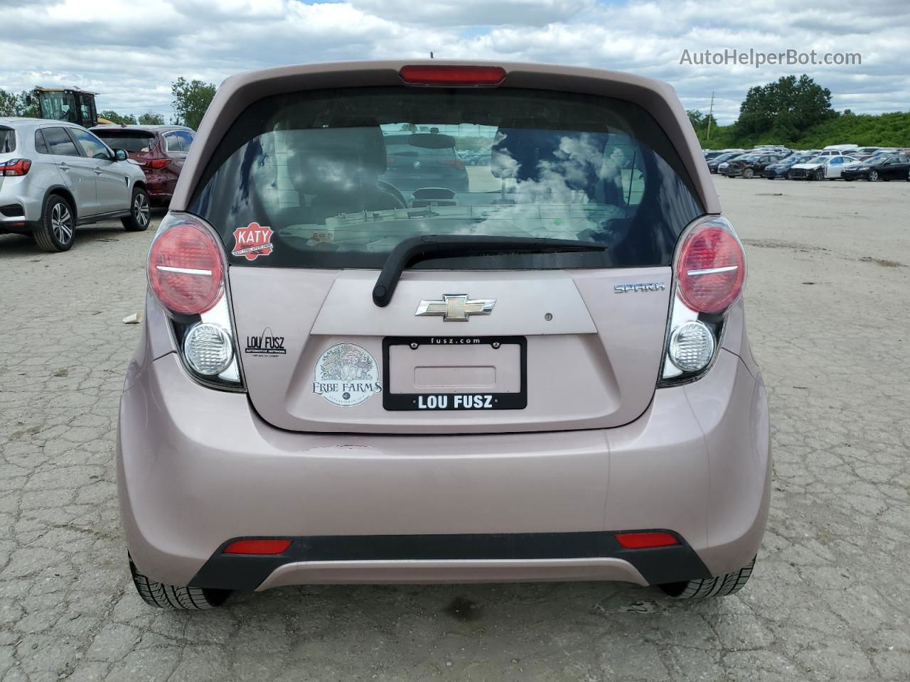 2013 Chevrolet Spark 1lt Pink vin: KL8CD6S95DC500717