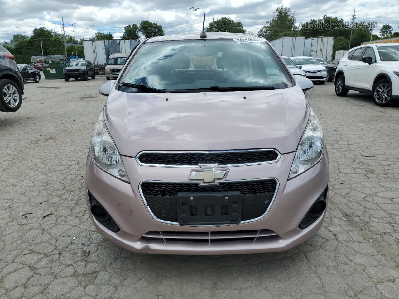 2013 Chevrolet Spark 1lt Pink vin: KL8CD6S95DC500717