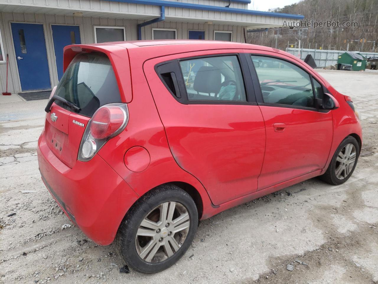 2013 Chevrolet Spark 1lt Red vin: KL8CD6S95DC501706