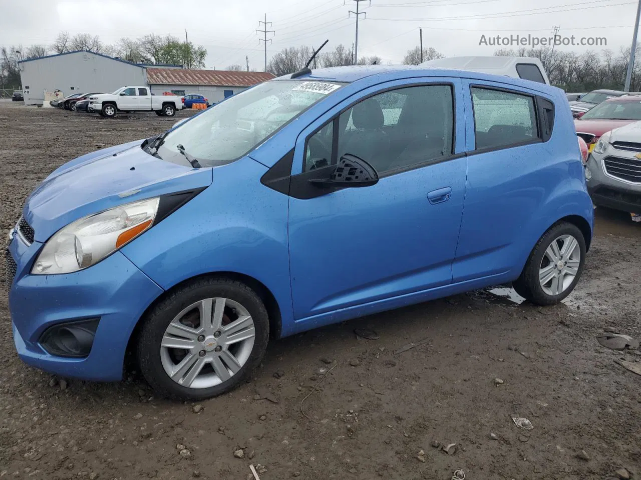 2013 Chevrolet Spark 1lt Blue vin: KL8CD6S95DC565745