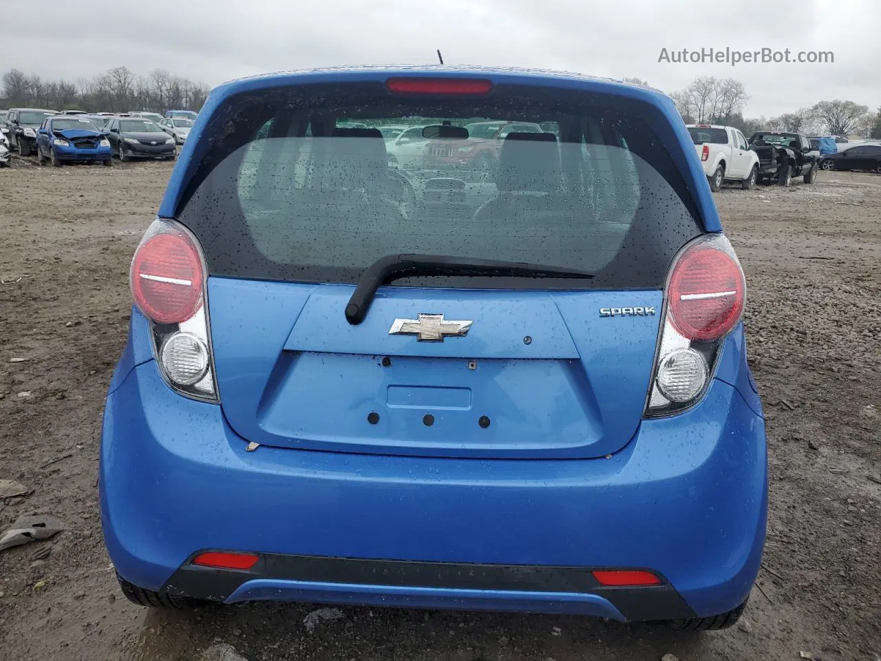 2013 Chevrolet Spark 1lt Blue vin: KL8CD6S95DC565745