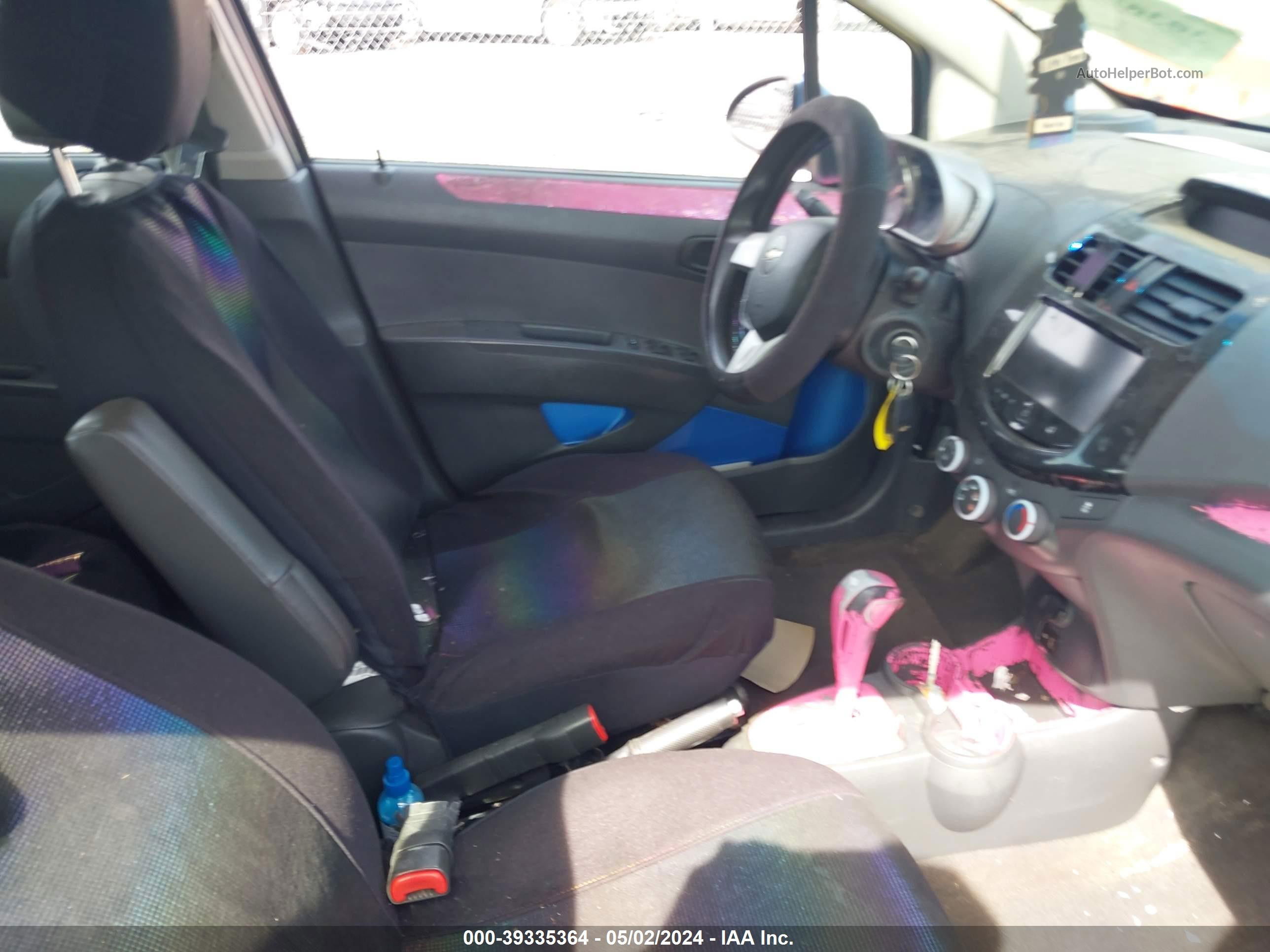 2013 Chevrolet Spark 1lt Auto Blue vin: KL8CD6S95DC592508