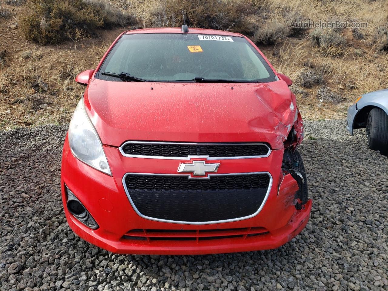 2015 Chevrolet Spark 1lt Red vin: KL8CD6S95FC718921