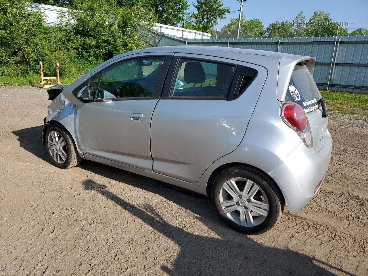 2015 Chevrolet Spark 1lt Silver vin: KL8CD6S95FC726534