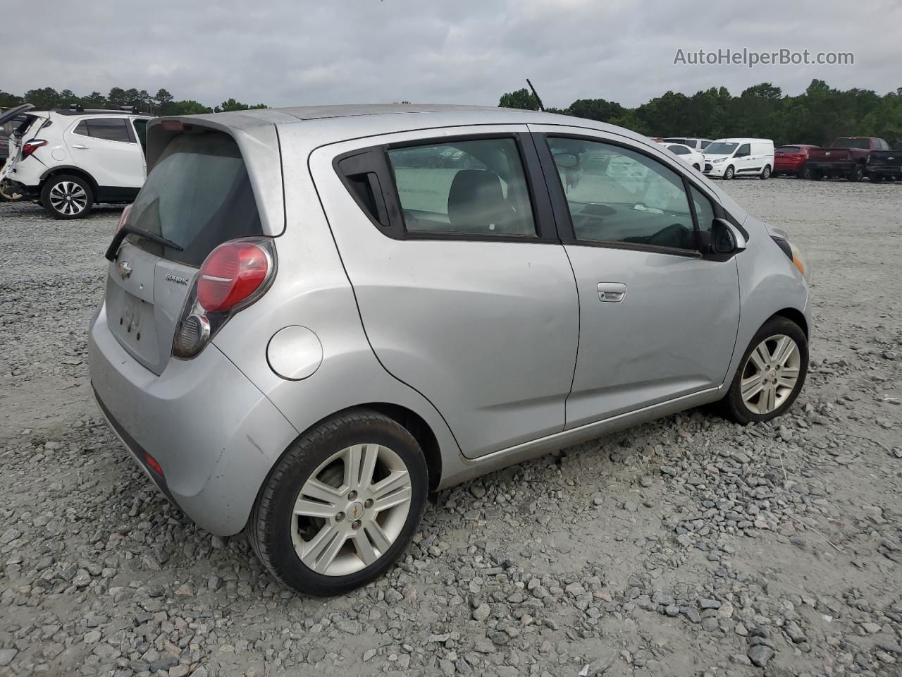 2015 Chevrolet Spark 1lt Silver vin: KL8CD6S95FC752017