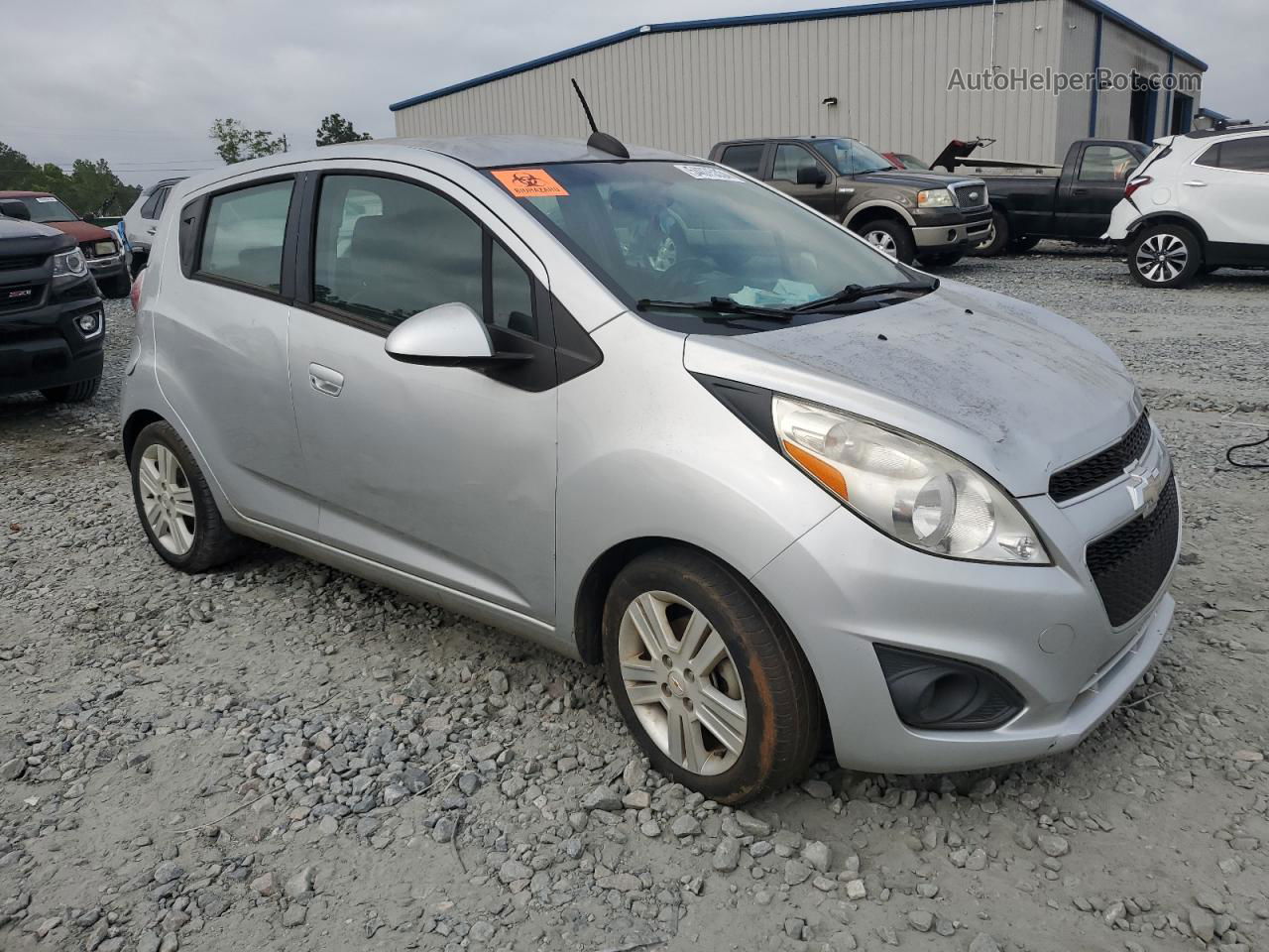 2015 Chevrolet Spark 1lt Silver vin: KL8CD6S95FC752017