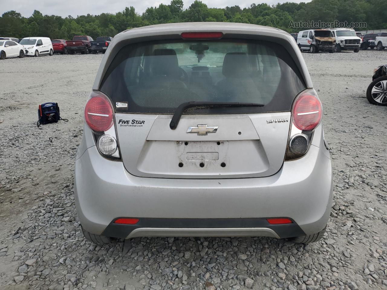 2015 Chevrolet Spark 1lt Silver vin: KL8CD6S95FC752017